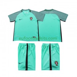 Portugal Retro Away Football Shirts 2016 Kids LS