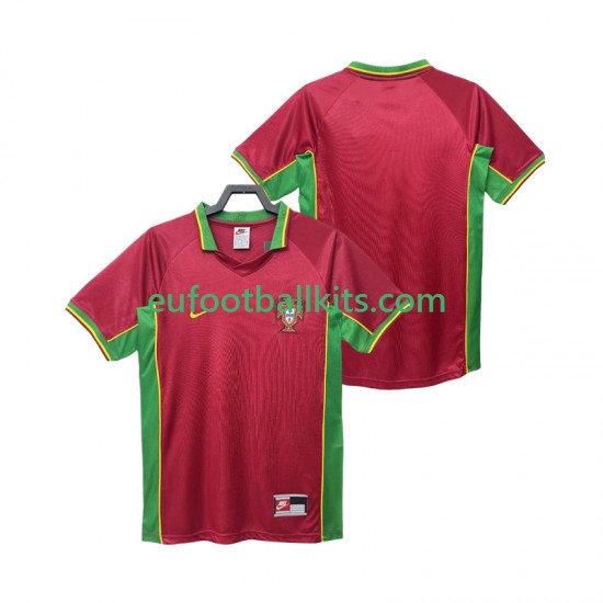 Portugal Retro Home Football Shirts 1998 Men LS