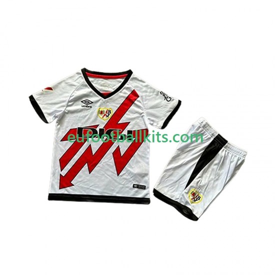 Rayo Vallecano Away Football Shirts 2024-2025 Kids LS