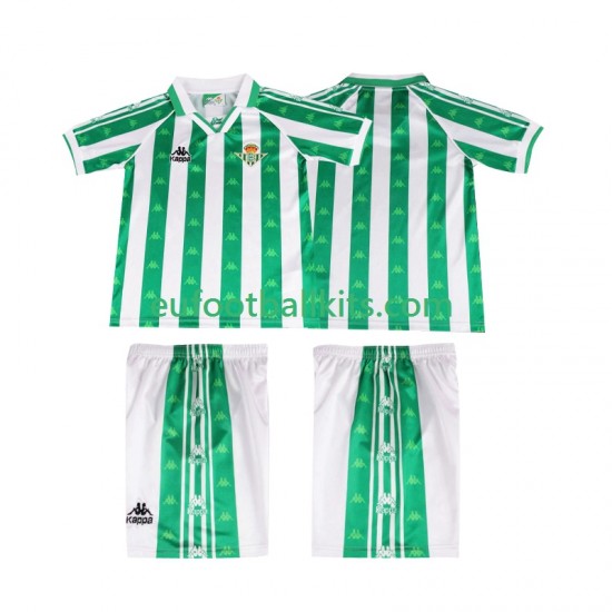 Real Betis Retro Home Football Shirts 1996 1997 Kids LS