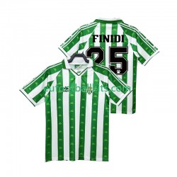 Real Betis FINIDI 25 Retro Home Football Shirts 1996 1997 Men LS