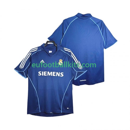 Real Madrid Away Football Shirts Retro 2005 2006 Men LS