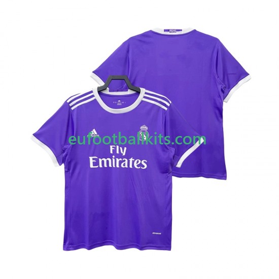 Real Madrid Away Football Shirts Retro 2016 2017 Men LS