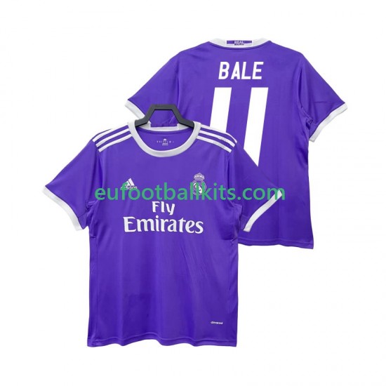 Real Madrid BALE 11 Away Football Shirts Retro 2016 2017 Men LS