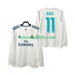 Real Madrid BALE 11 Home Football Shirts Retro 2017 2018 Men SS