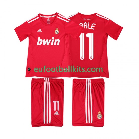 Real Madrid BALE 11 Retro Third Football Shirts 2011 2012 Kids LS