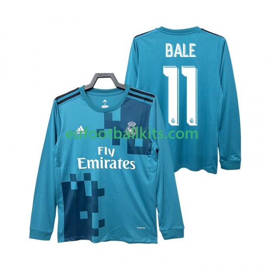 Real Madrid BALE 11 Retro Third Football Shirts 2017 2018 Men SS