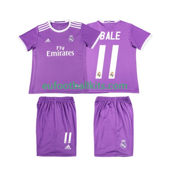 Real Madrid Bale 11 Away Football Shirts Retro 2016 2017 Kids LS