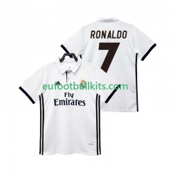 Real Madrid CRISTIANO RONALDO 7 Home Football Shirts Retro 2017 2018 Men LS
