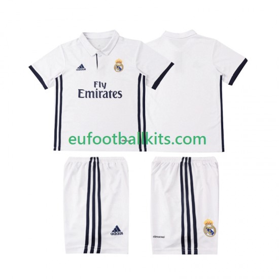 Real Madrid Home Football Shirts Retro 2016 2017 Kids LS