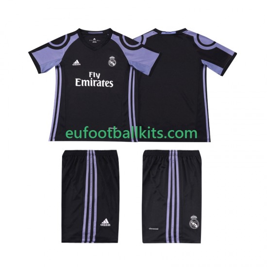 Real Madrid Third Football Shirts Retro 2016 2017 Kids LS