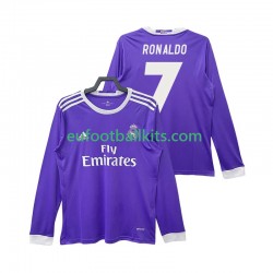 Real Madrid Cristiano Ronaldo 7 Away Football Shirts Retro 2016 2017 Men SS