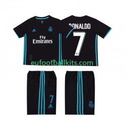 Real Madrid Cristiano Ronaldo 7 Away Football Shirts Retro 2017 2018 Kids LS