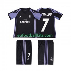 Real Madrid Cristiano Ronaldo 7 Third Football Shirts Retro 2016 2017 Kids LS