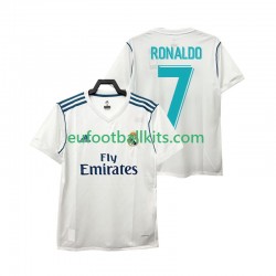 Real Madrid Cristiano Ronaldo 7 Home Football Shirts Retro 2017 Men LS