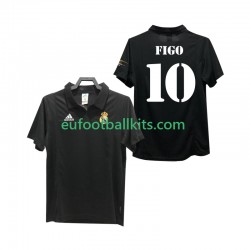 Real Madrid FIGO 10 Retro Away Football Shirts 2002 2003 Men LS