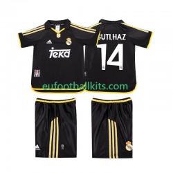 Real Madrid GUTI.HAZ 14 Retro Away Football Shirts 1999 2001 Kids LS