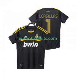 Real Madrid Goalkeeper I.CASILLAS 1 Away Football Shirts Retro 2011 2012 Men LS