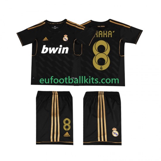 Real Madrid KAKA 8 Retro Away Football Shirts 2011-2012 Kids LS