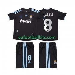 Real Madrid KAKA 8 Retro Away Football Shirts 2009 2010 Kids LS