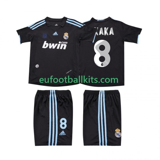 Real Madrid KAKA 8 Retro Away Football Shirts 2009 2010 Kids LS