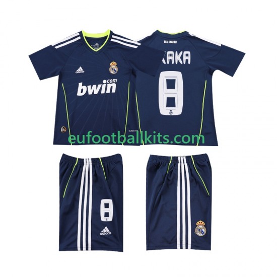 Real Madrid KAKA 8 Retro Away Football Shirts 2010 2011 Kids LS