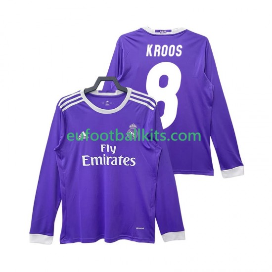 Real Madrid KROOS 8 Away Football Shirts Retro 2016 2017 Men SS