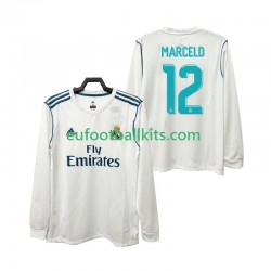 Real Madrid MARCELD 12 Home Football Shirts Retro 2017 2018 Men SS