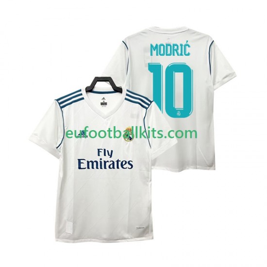Real Madrid MODRIC 10 Home Football Shirts Retro 2017 Men LS