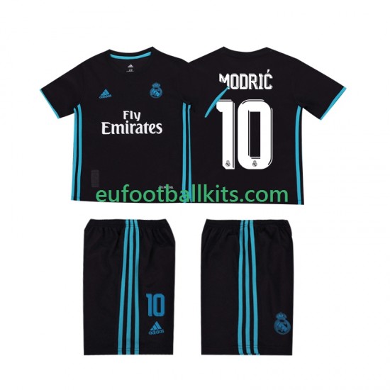 Real Madrid Modric 10 Away Football Shirts Retro 2017 2018 Kids LS