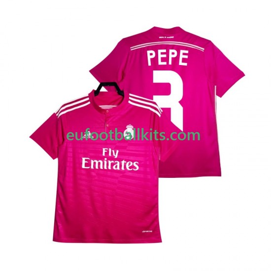 Real Madrid PEPE 3 Away Football Shirts Retro 2014 2015 Men LS