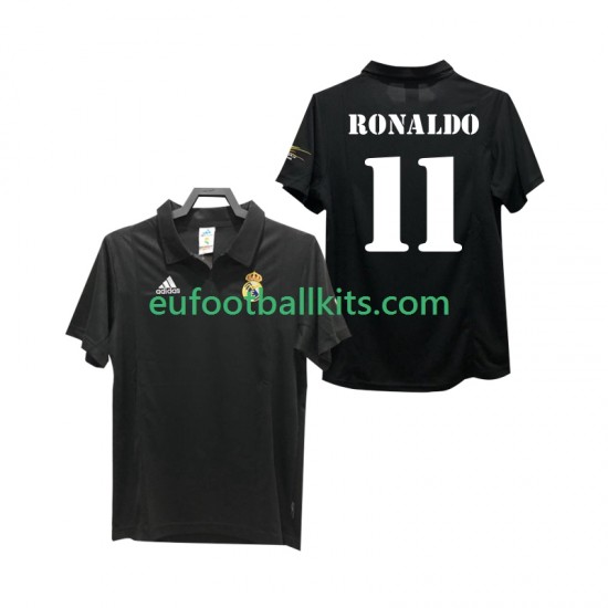 Real Madrid RONALDO 11 Retro Away Football Shirts 2002 2003 Men LS
