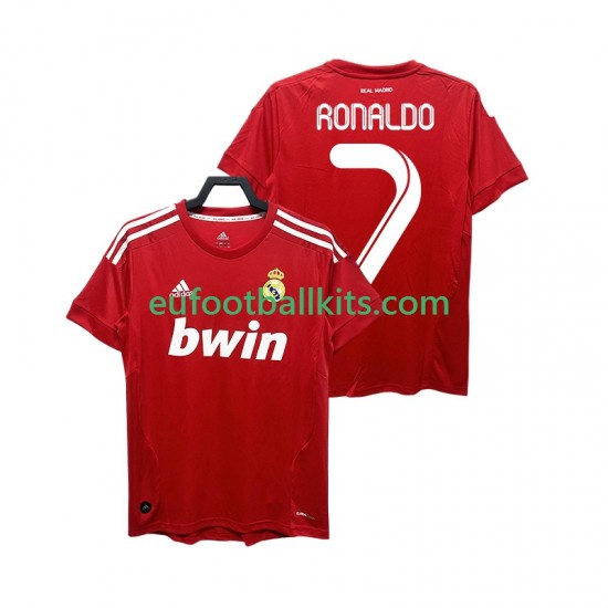 Real Madrid RONALDO 7 Third Football Shirts Retro 2011 2012 Men LS