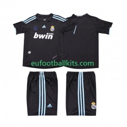 Real Madrid Retro Away Football Shirts 2009 2010 Kids LS