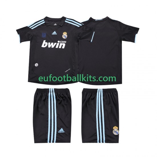 Real Madrid Retro Away Football Shirts 2009 2010 Kids LS