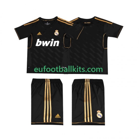 Real Madrid Retro Away Football Shirts 2011 2012 Kids LS