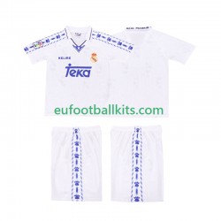 Real Madrid Retro Home Football Shirts 1996-1997 Kids LS
