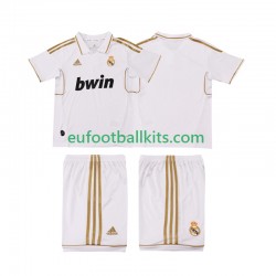 Real Madrid Retro Home Football Shirts 2011 2012 Kids LS