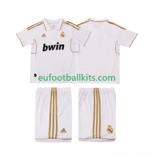Real Madrid Retro Home Football Shirts 2011 2012 Kids LS
