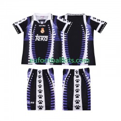 Real Madrid Retro Third Football Shirts 1997 1998 Kids LS