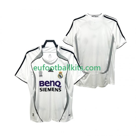Real Madrid Retro Home Football Shirts 2006 2007 Men LS