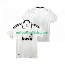 Real Madrid Retro Home Football Shirts 2008 2009 Men LS