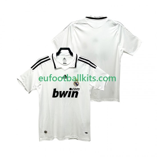 Real Madrid Retro Home Football Shirts 2008 2009 Men LS