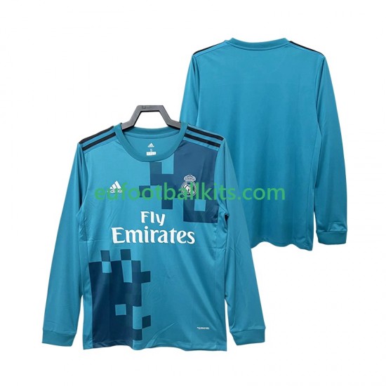 Real Madrid Retro Third Football Shirts 2017 2018 Men SS