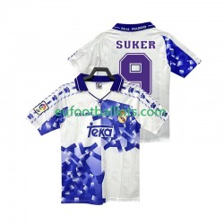 Real Madrid SUKER 9 Third Football Shirts Retro 1996 1997 Men LS