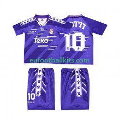 Real Madrid TOTTI 10 Retro Away Football Shirts 1994 1996 Kids LS