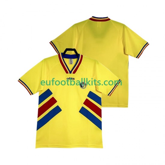 Romania Retro Home Football Shirts 1994 Men LS