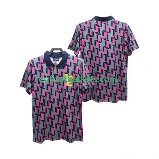 Scotland Retro Away Football Shirts 1988 1989 Men LS