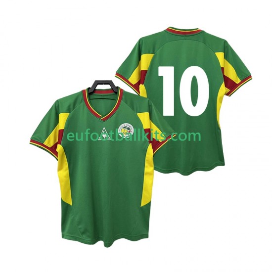 Senegal 10 Retro Away Football Shirts 2002 Men LS