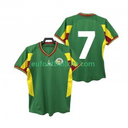 Senegal 7 Retro Away Football Shirts 2002 Men LS
